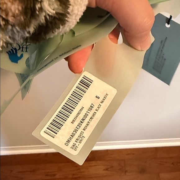 BNWT Off-White Transparent Blue Label - Picture 3 of 9